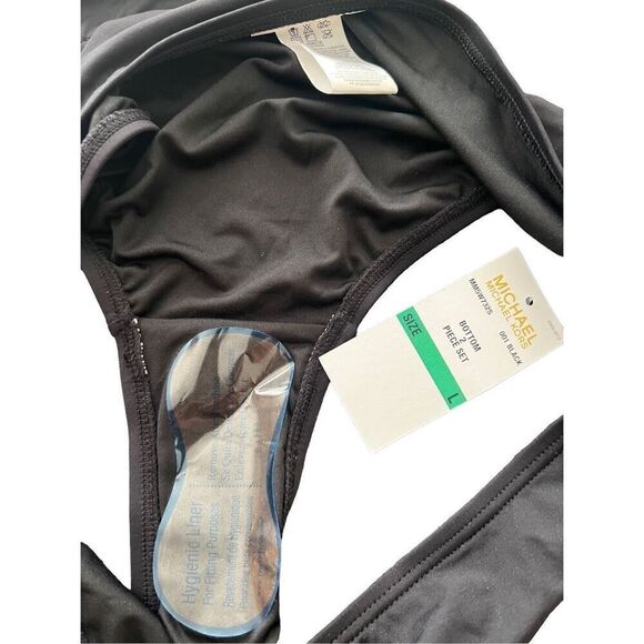 Michael Kors One Shoulder Bikini swimsuit Set size L - Picture 4 of 10